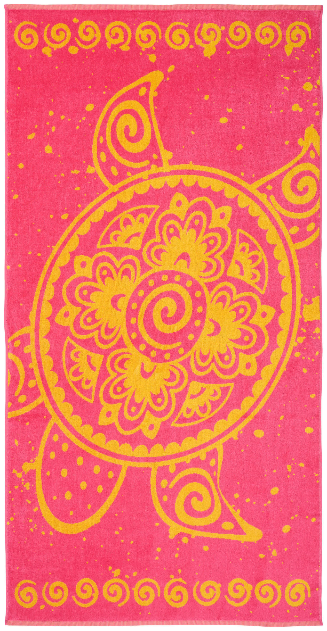 PLÁŽOVÁ OSUŠKA, 90/180 cm, ružová, pink - pink/ružová, Konventionell, textil (90/180cm) - Esposa