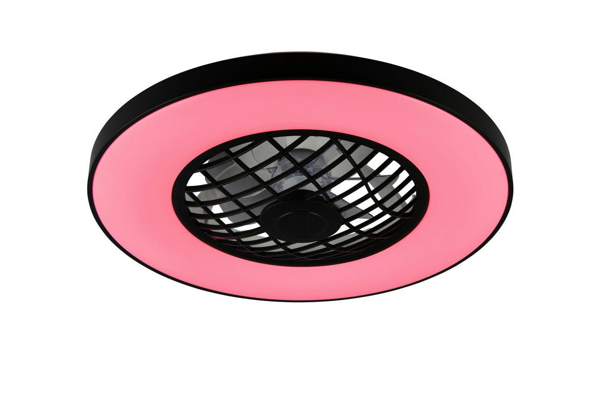 DECKENVENTILATOR  59,0/16,5 cm    - Transparent/Schwarz, Lifestyle, Kunststoff (59,0/16,5cm)