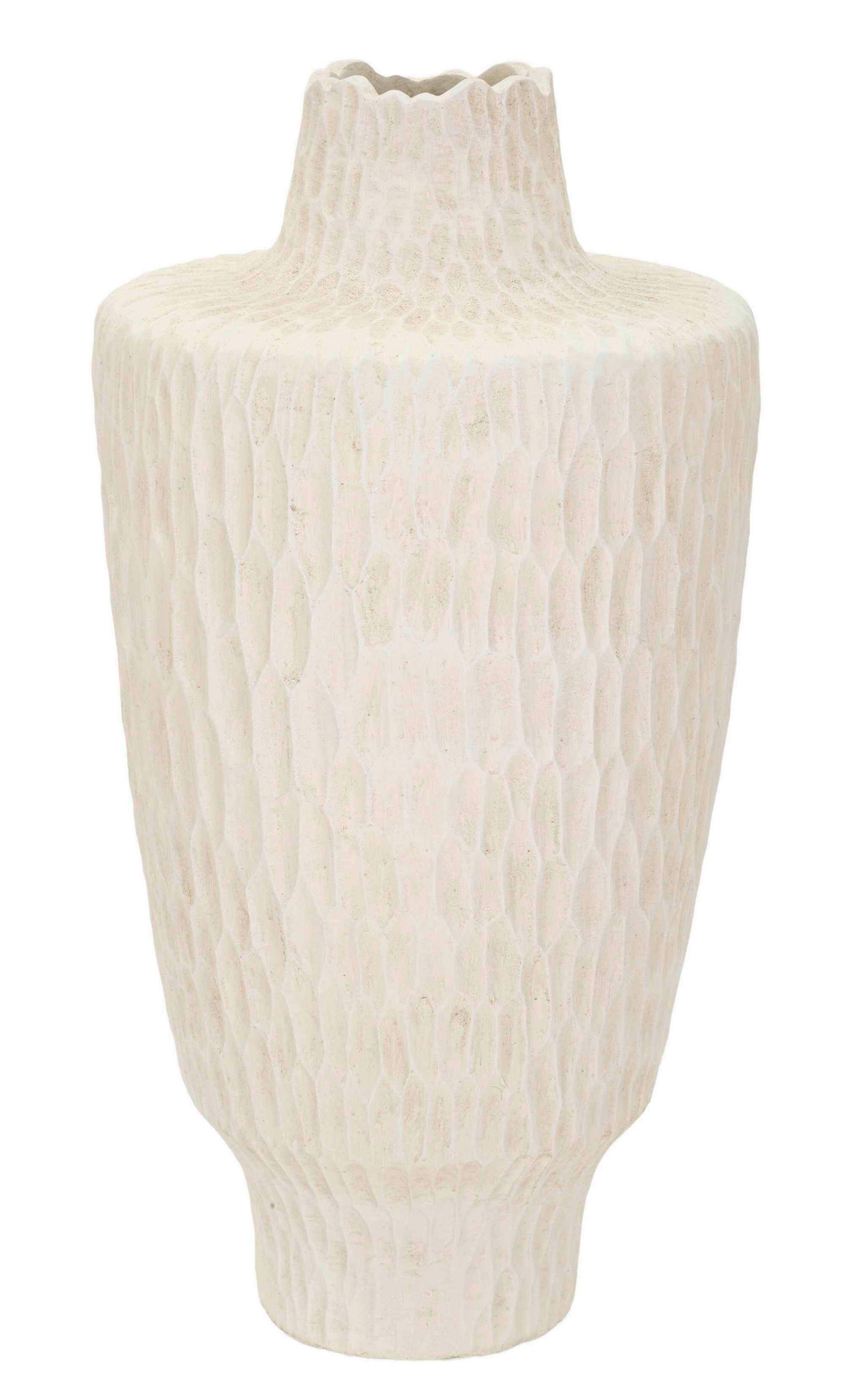 Vase Shade Pot Creme B: 29,5 Cm