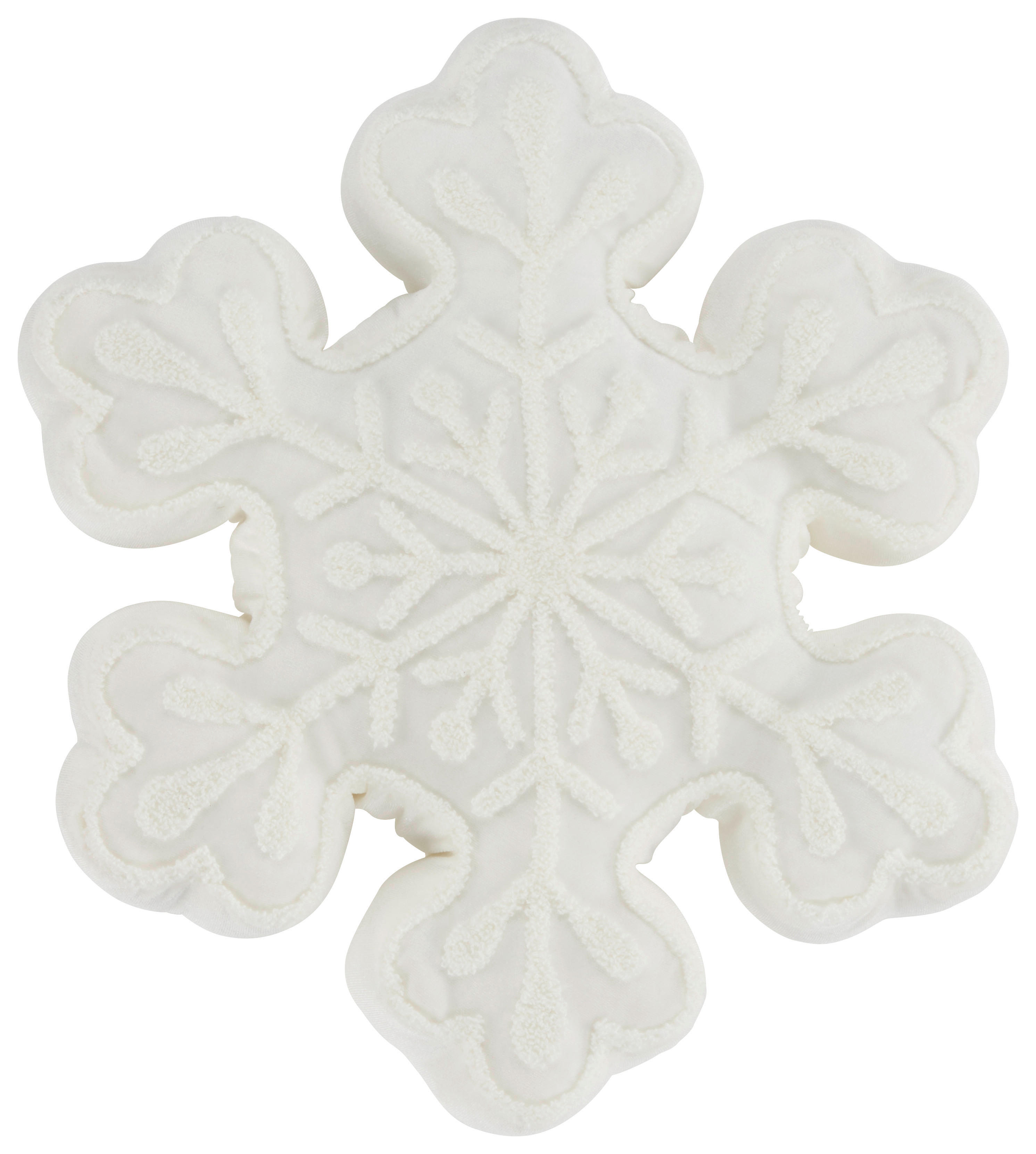 ZIERKISSEN    - Weiß, KONVENTIONELL, Textil (43/43/5cm) - X-Mas