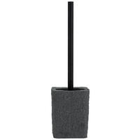 WC-BÜRSTENGARNITUR in Kunststoff  Kunststoff   - Anthrazit, Basics, Kunststoff (11,2/37/10cm) - Wenko