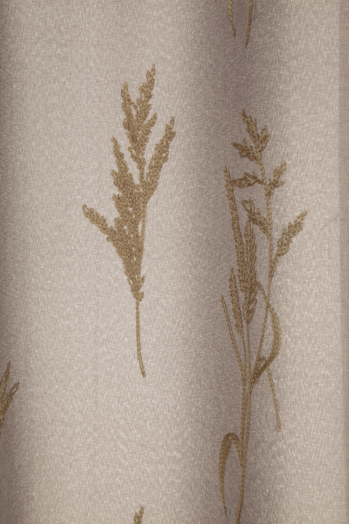 SCHLAUFENVORHANG halbtransparent  - Beige, Basics, Textil (135/245cm)