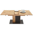 ESSTISCH in Holz 160-200/90/75,4 cm  - Eichefarben/Anthrazit, Natur, Glas/Holz (160-200/90/75,4cm) - Waldwelt