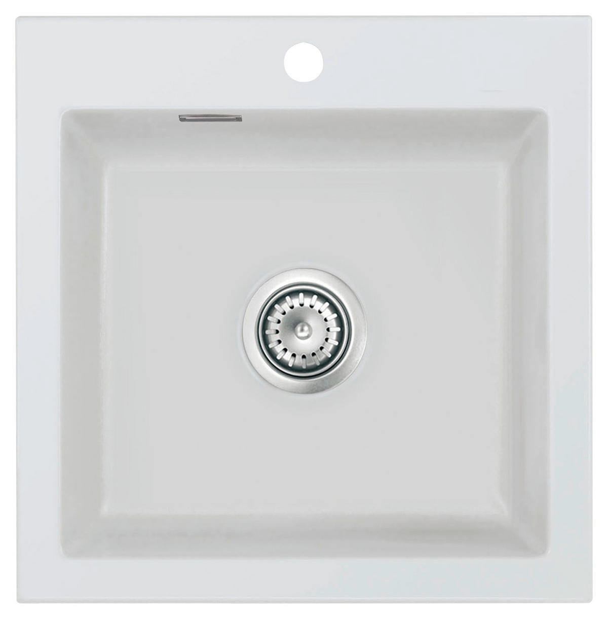 SPÜLE Mera 51 / 50010176  - Alufarben, Basics, Keramik (51/51/20cm) - Systemceram