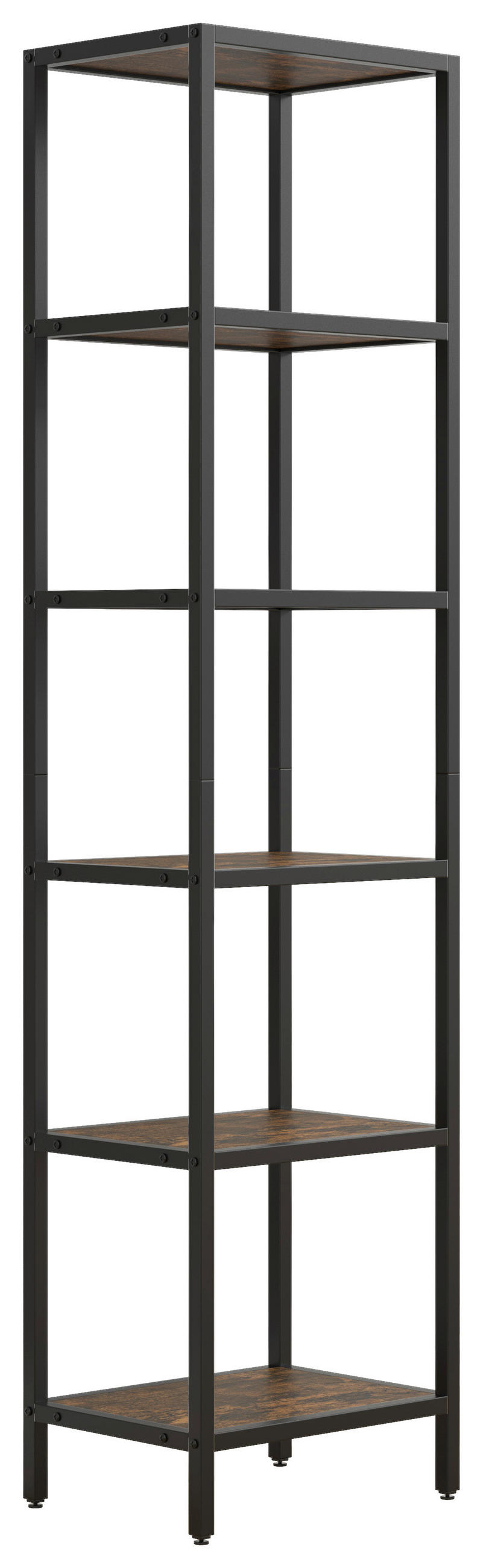 VITRINSKÅP  i svart  - svart, Design, metall/trämaterial (40/165/30cm) - MID.YOU