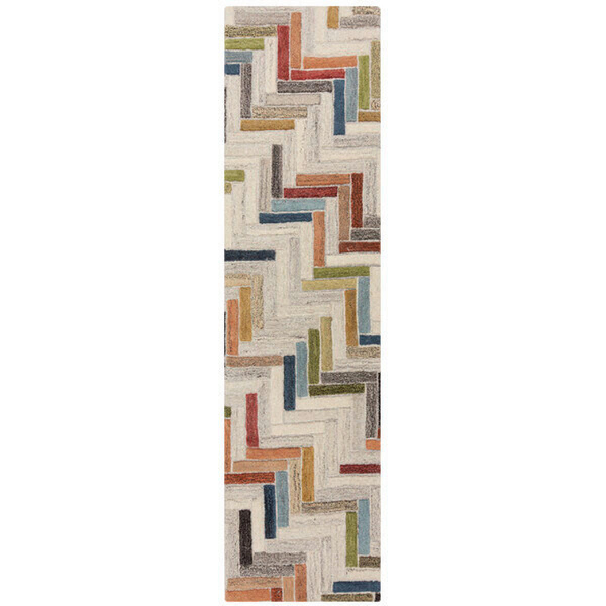 HANDWEBTEPPICH 60/230 cm RUSSO Multicolor  - Multicolor, KONVENTIONELL, Textil (60/230cm)