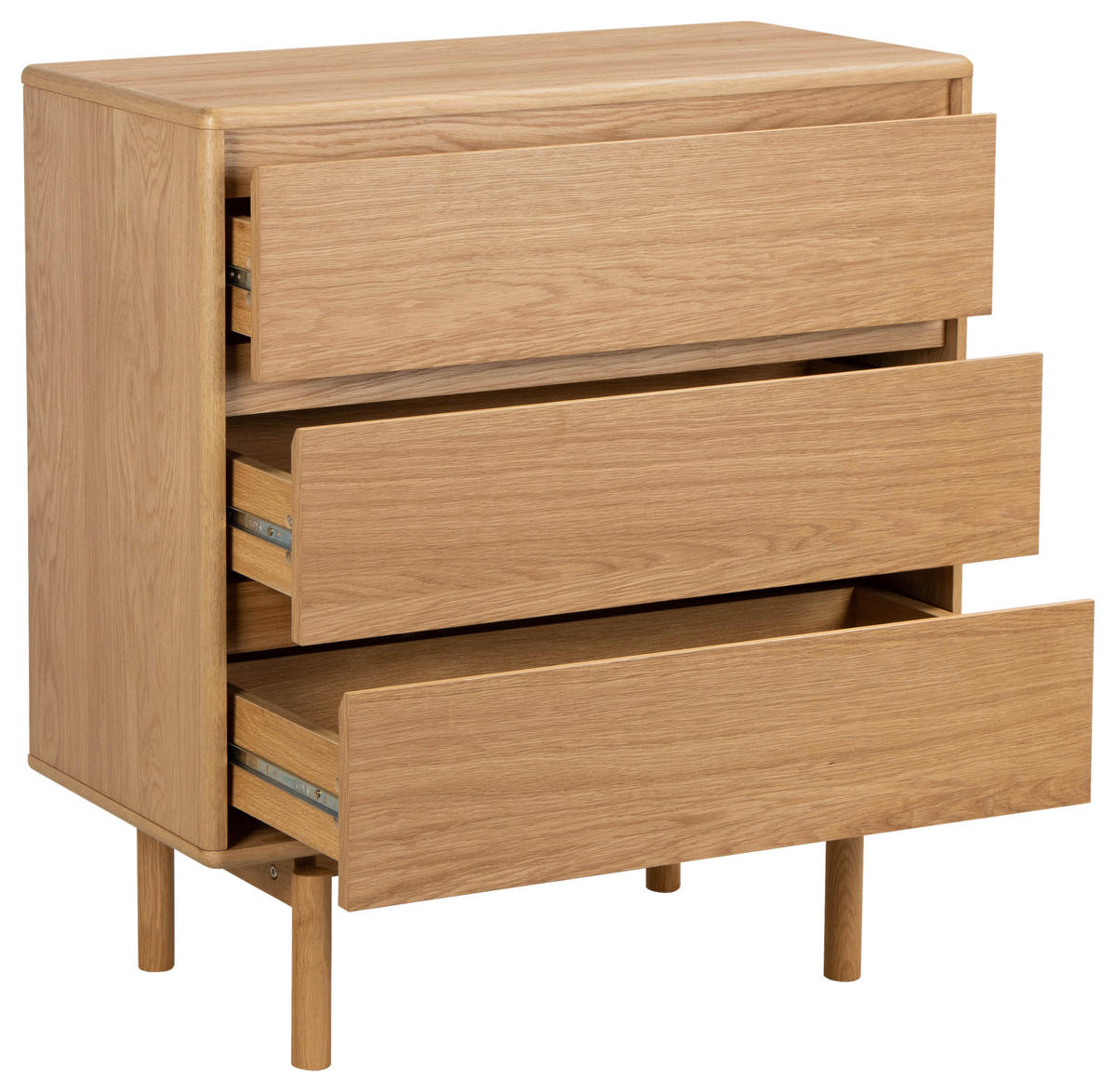 KOMMODE  in 80/85,5/40 cm  - Naturfarben, Design, Holz/Holzwerkstoff (80/85,5/40cm) - MID.YOU