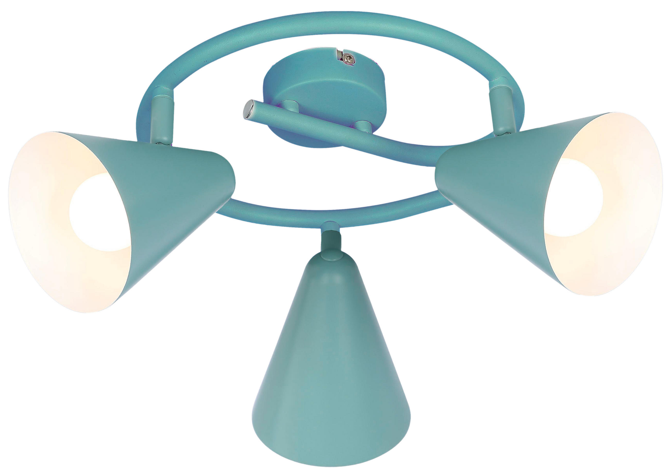 DECKENSTRAHLER Amor 47/47/18 cm   - Grau, Trend, Metall (47/47/18cm)