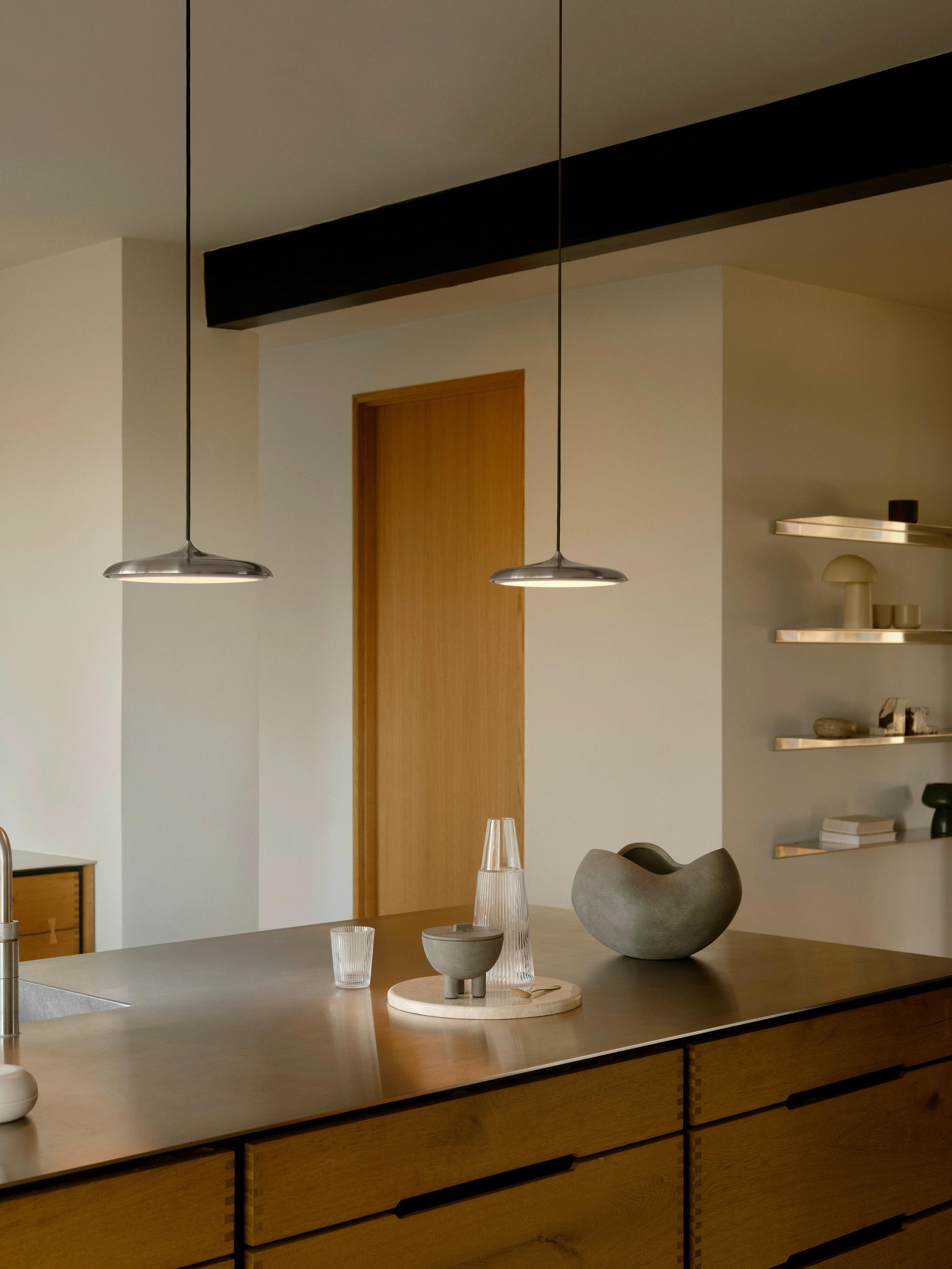 LED-HÄNGELEUCHTE 25/6 cm   - Edelstahlfarben, Design, Metall (25/6cm) - Nordlux