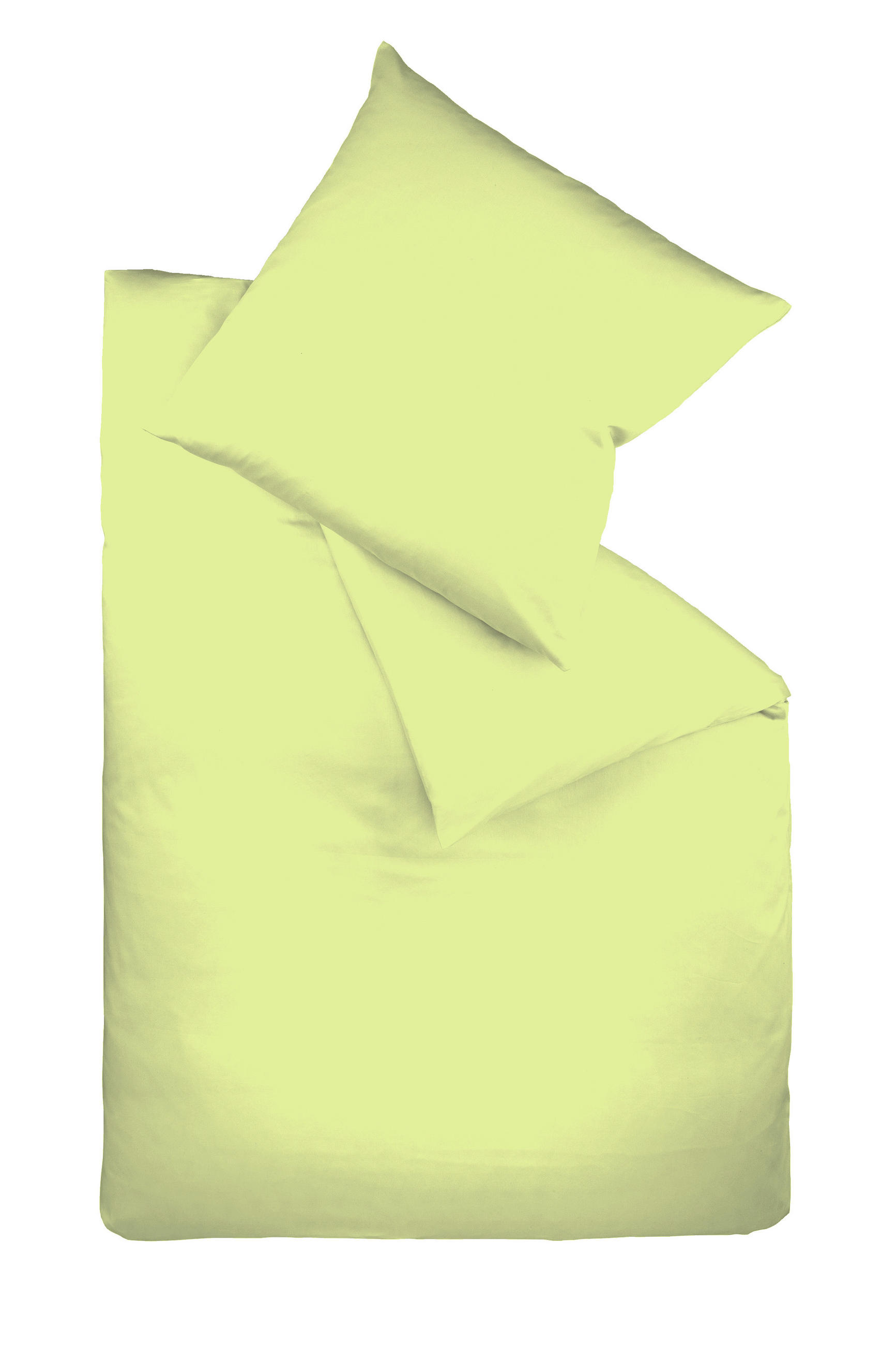 BETTWÄSCHE Satin 240/220 cm  - Grün, Basics, Textil (240/220cm) - Fleuresse