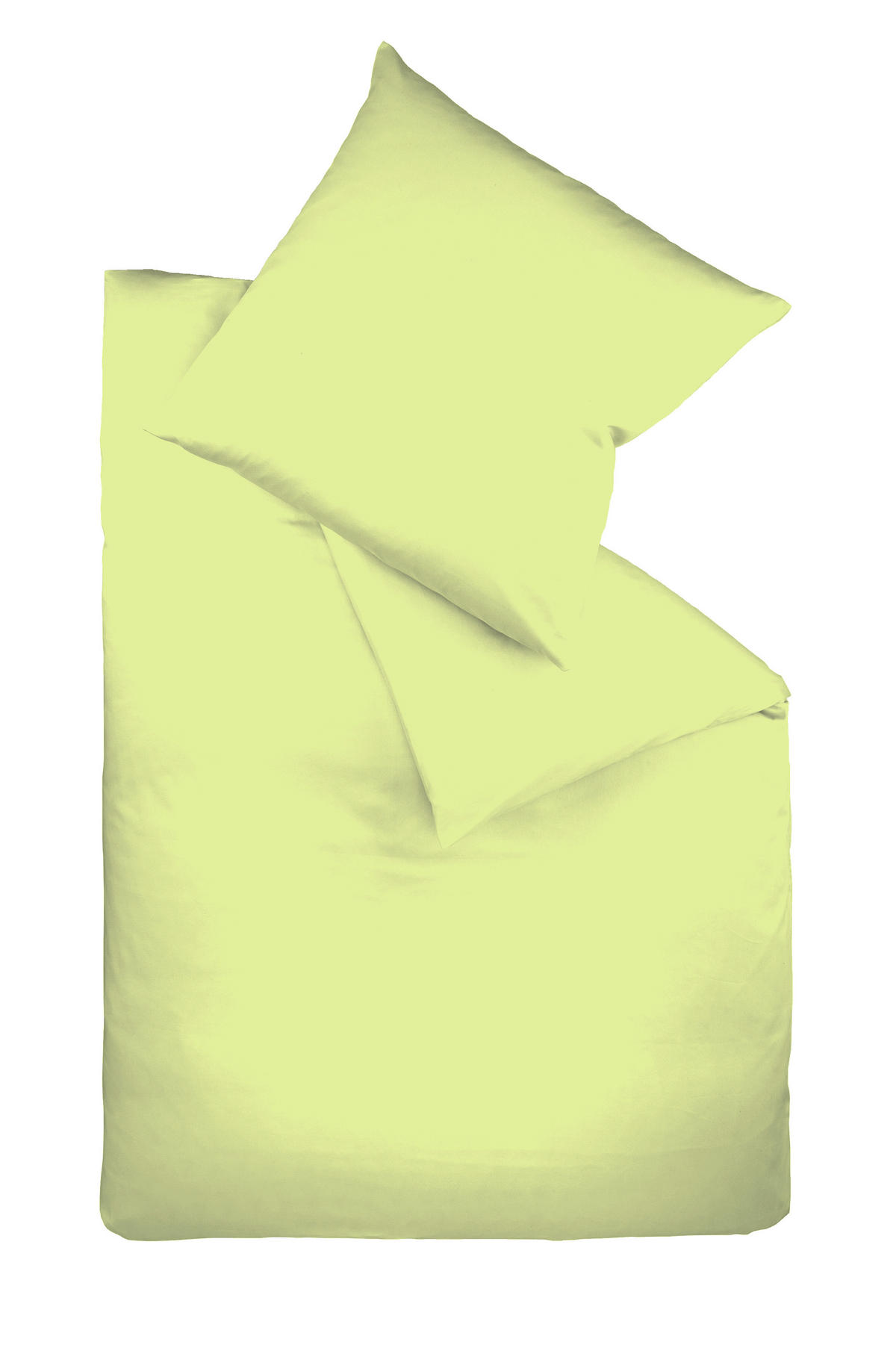 BETTWÄSCHE Satin 240/220 cm  - Grün, Basics, Textil (240/220cm) - Fleuresse