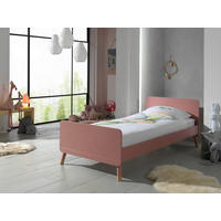 BETT 90/200 cm  in Rosa  - Rosa, KONVENTIONELL, Holzwerkstoff (90/200cm) - Vipack