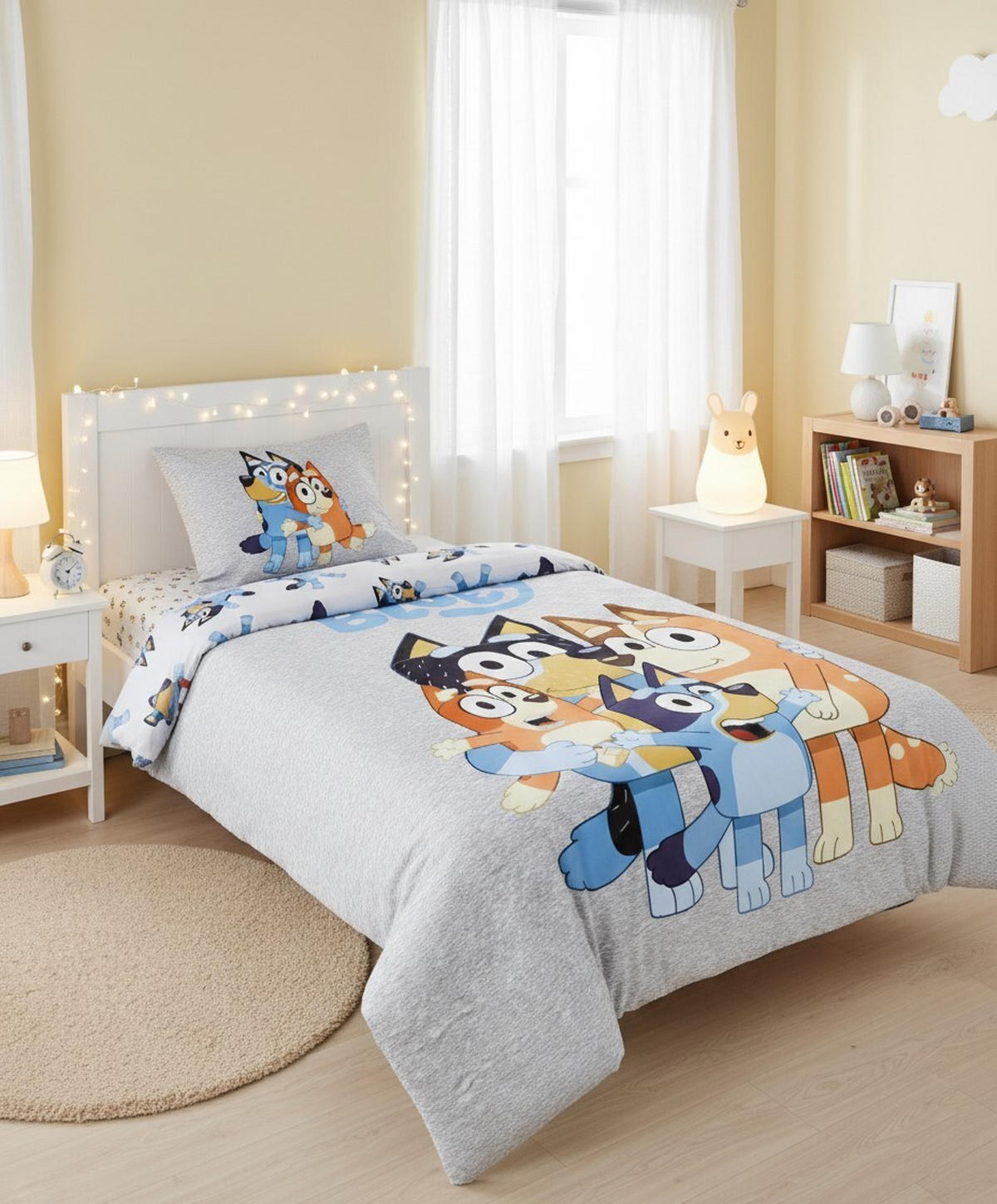 OTROŠKA POSTELJNINA 140/200 cm renforcé siva  - siva, Basics, tekstil (140/200cm)