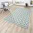 FLACHWEBETEPPICH 160/230 cm Blau, Creme - Blau/Creme, Trend, Textil (160/230cm)