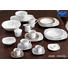 Porzellan TAFELSERVICE 12-teilig - Dunkelbraun/Weiß, Basics (27/21/27cm) - RITZENHOFF BREKER