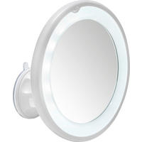 SCHMINKSPIEGEL  - Weiss, Basics, Glas/Kunststoff (17,5cm) - Kleine Wolke