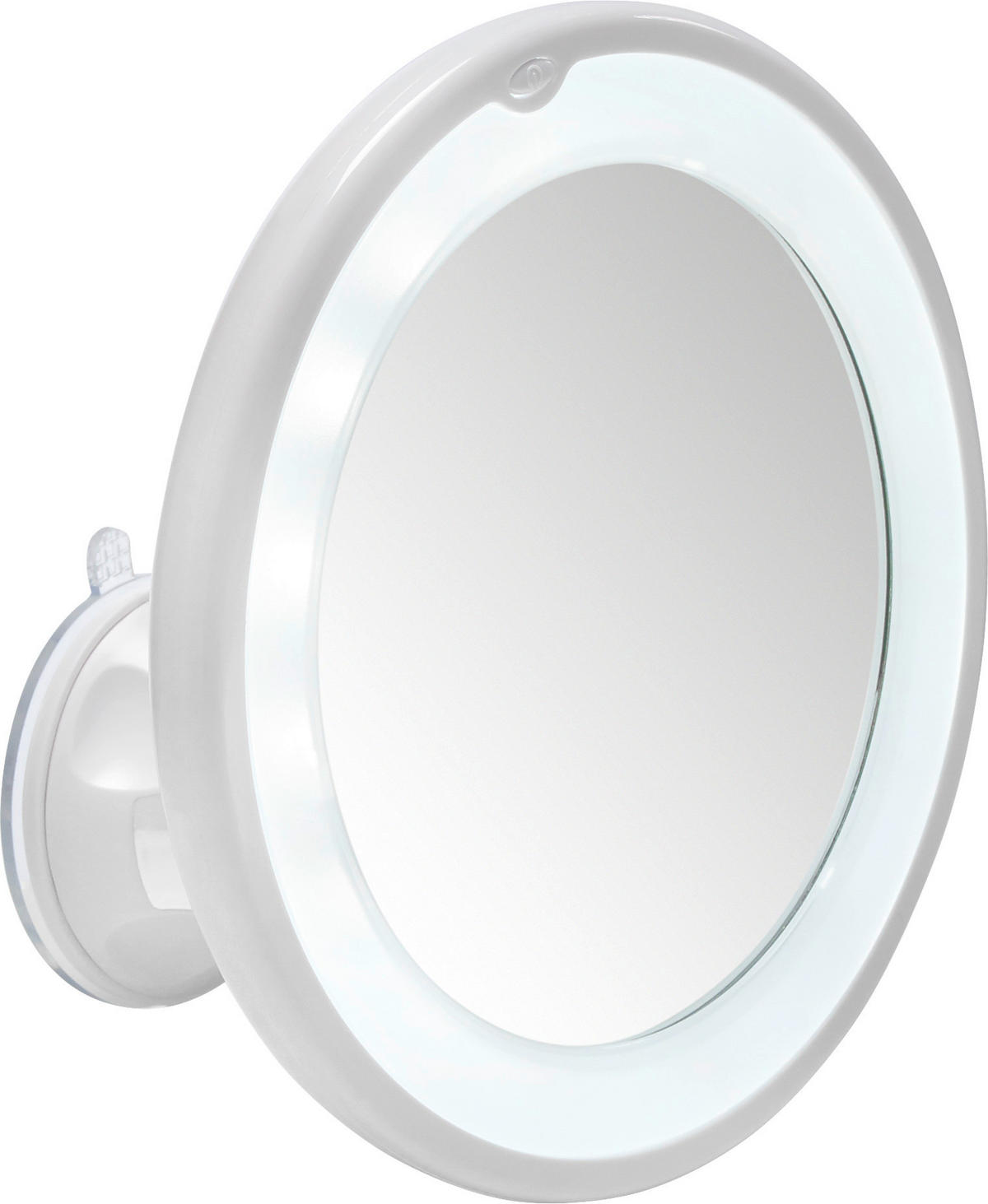 SCHMINKSPIEGEL  - Weiss, Basics, Glas/Kunststoff (17,5cm) - Kleine Wolke