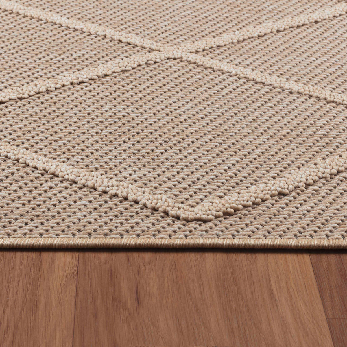 OUTDOORTEPPICH 120/170 cm Patara Beige  - Beige, Design, Textil (120/170cm) - Novel