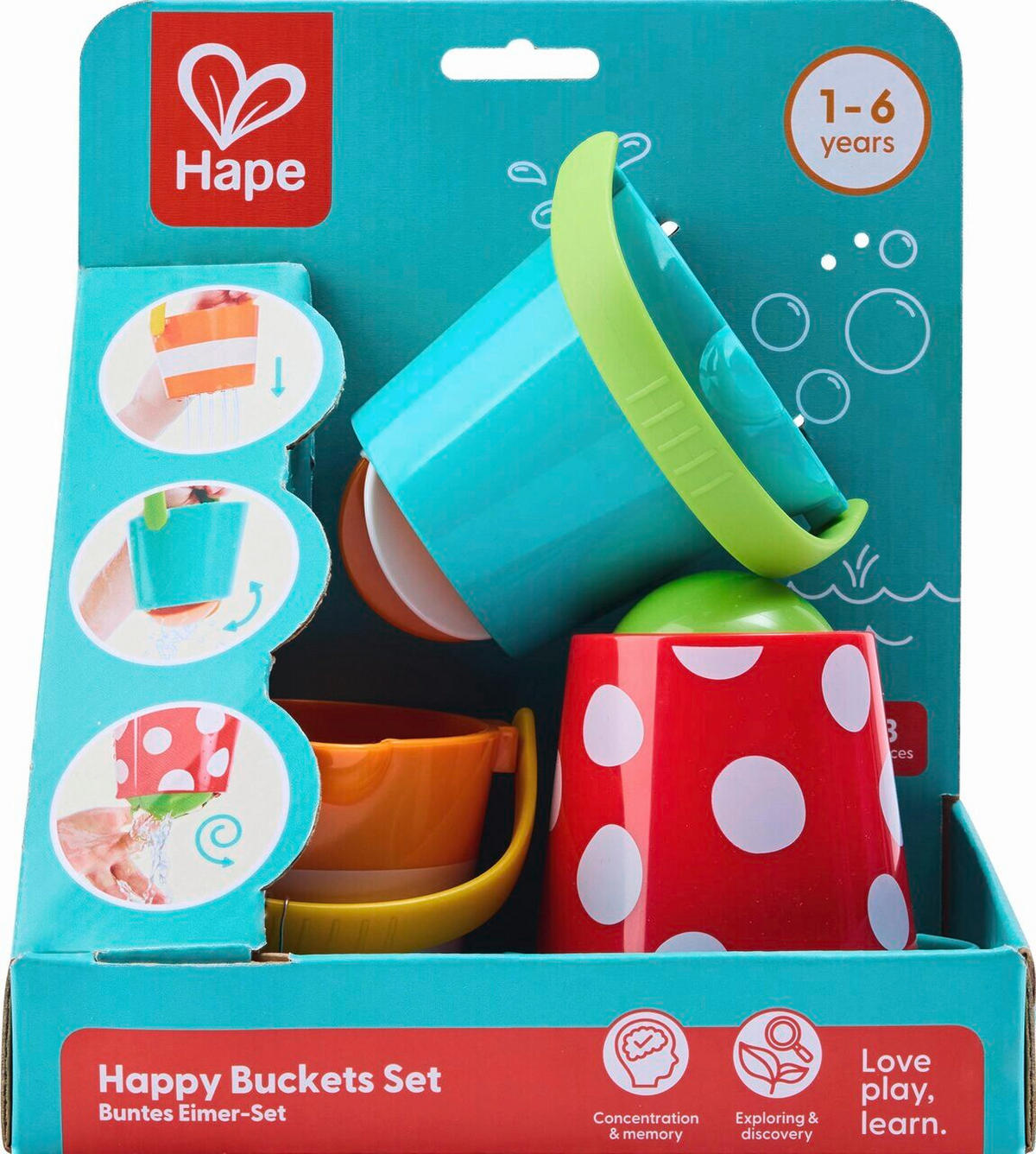BADESPIELZEUG - Multicolor, Basics, Kunststoff (24.3/23.8/10.3cm) - Hape