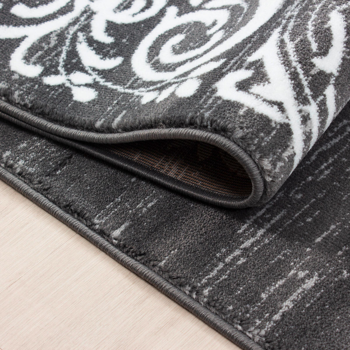 FLACHWEBETEPPICH 140/200 cm Miami Grau  - Grau, Design, Textil (140/200cm) - Novel