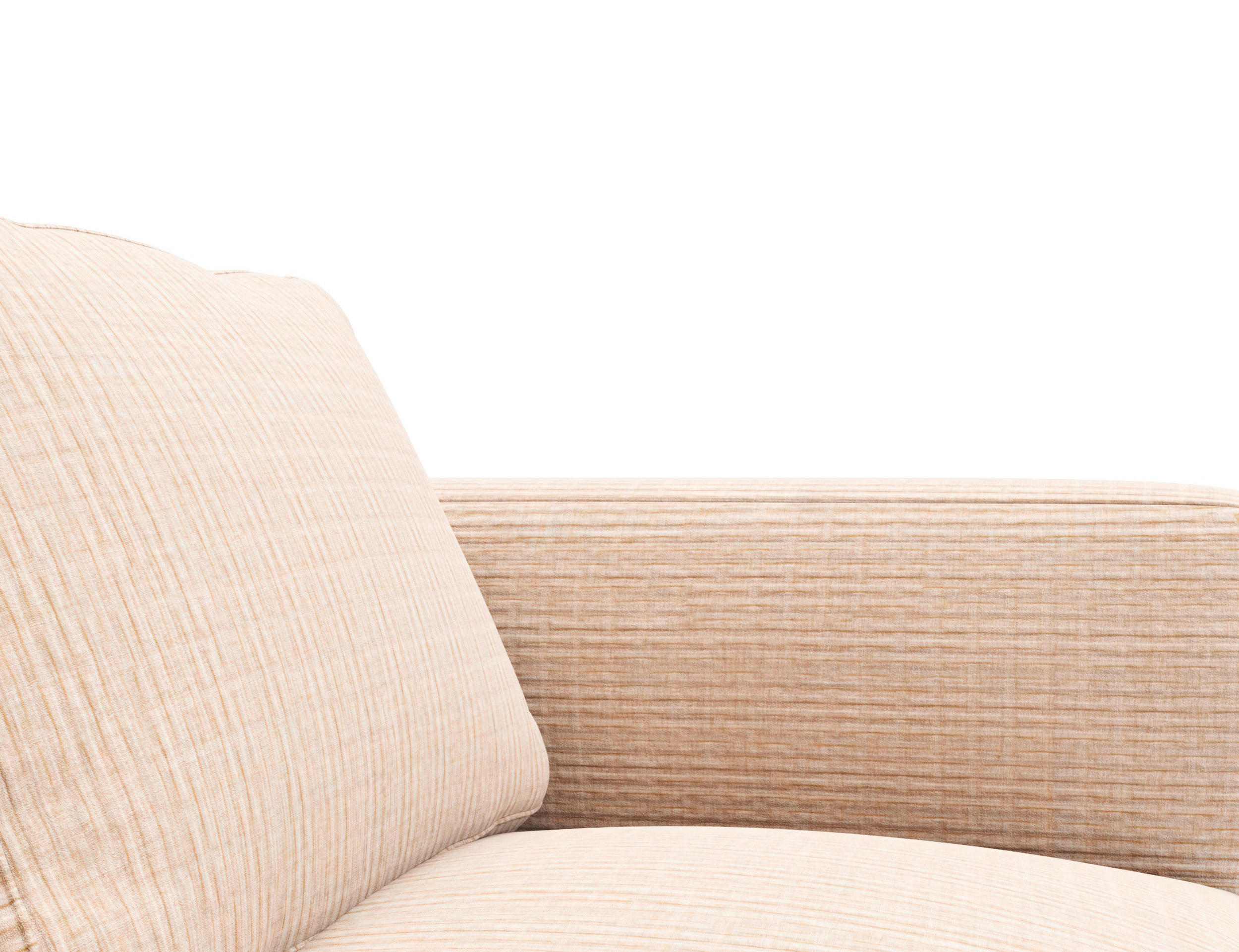 2,5-SITZER Webstoff, Flachgewebe, Struktur Beige  - Beige/Schwarz, Design, Textil/Metall (180/80,5/87cm) - Livetastic
