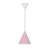 PENDELLEUCHTE Voss 20/20/110 cm   - Magenta/Weiß, Trend, Metall (20/20/110cm)