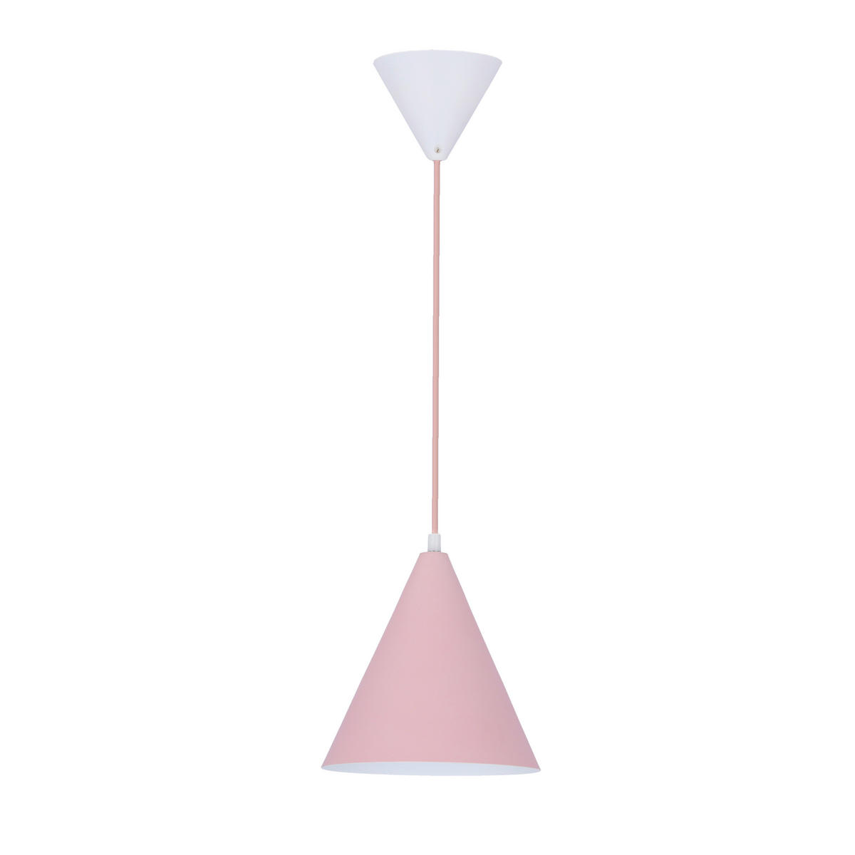 PENDELLEUCHTE Voss 20/20/110 cm   - Magenta/Weiß, Trend, Metall (20/20/110cm)