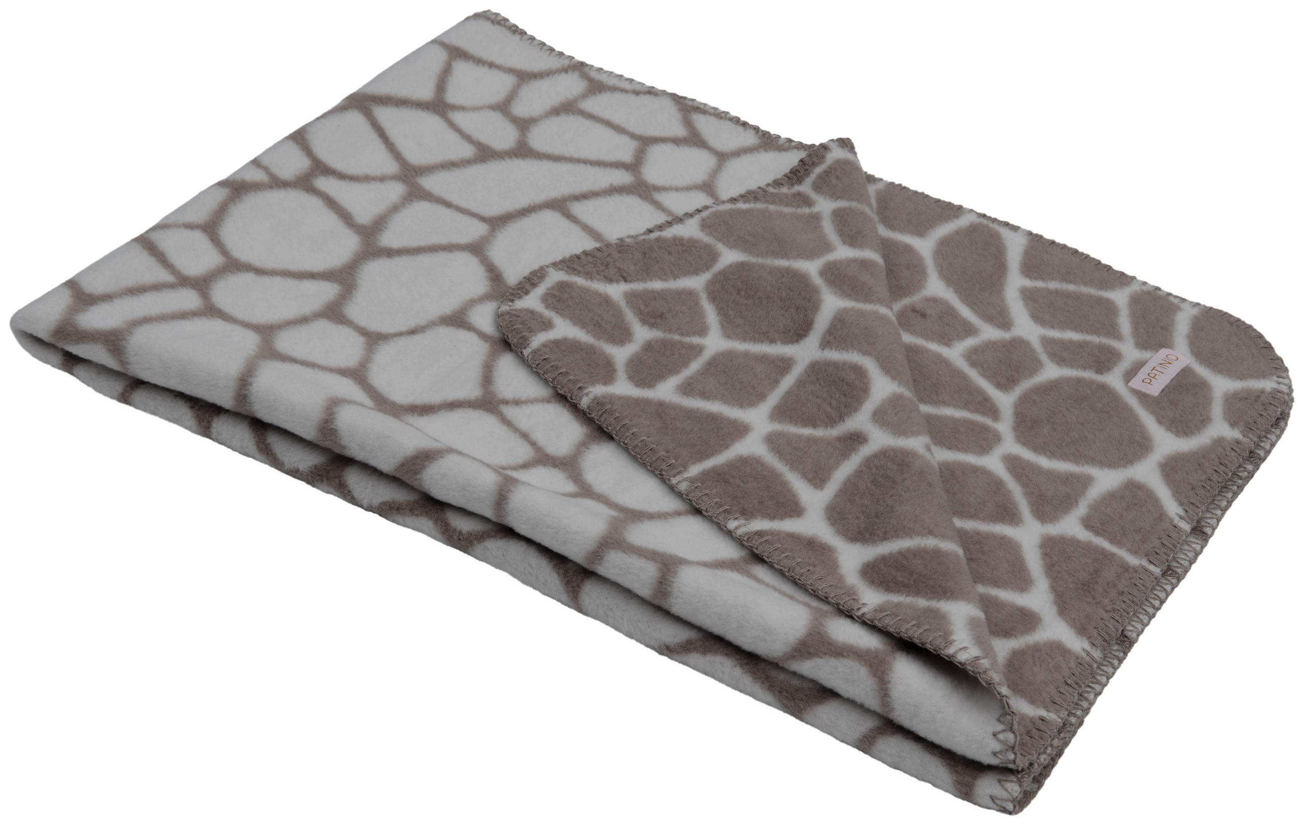 SCHMUSEDECKE  75/100 cm  - Taupe/Creme, Trend, Textil (75/100cm) - Patinio