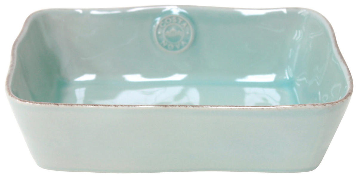 AUFLAUFFORM Keramik Feinsteinzeug  - Türkis, Basics, Keramik (26/19/7cm) - Costa Nova