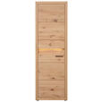 GARDEROBENSCHRANK  in 63,8/199/40 cm  - Eichefarben/Schwarz, KONVENTIONELL, Holz/Metall (63,8/199/40cm) - Linea Natura