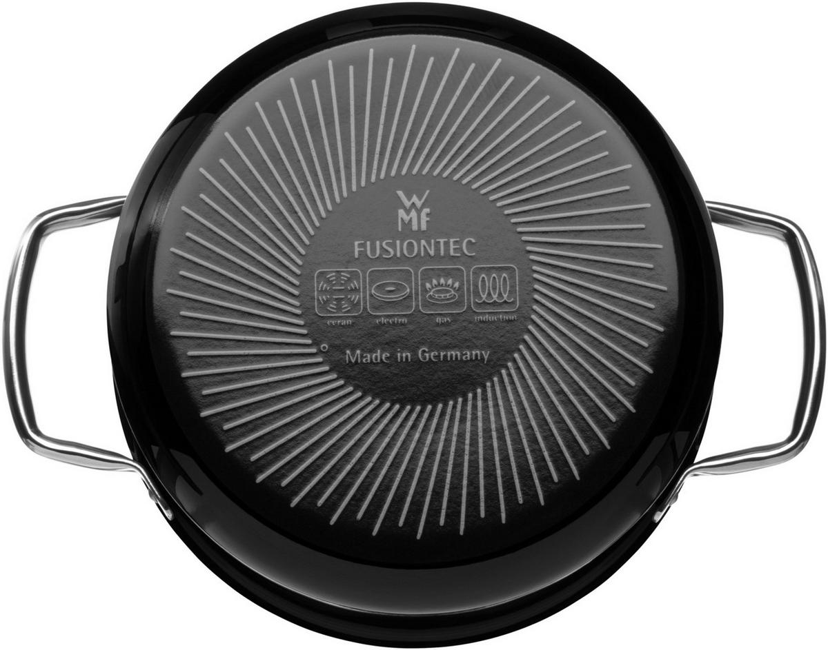 KOCHTOPFSET Fusiontec Mineral Pro 4-teilig  - Schwarz, Basics, Metall (60/30/33cm) - WMF