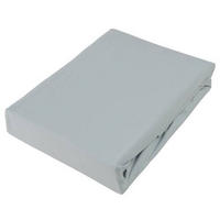 BOXSPRING-SPANNLEINTUCH 90/220 cm Jersey  - Silberfarben, KONVENTIONELL, Textil (90/220cm) - Novel