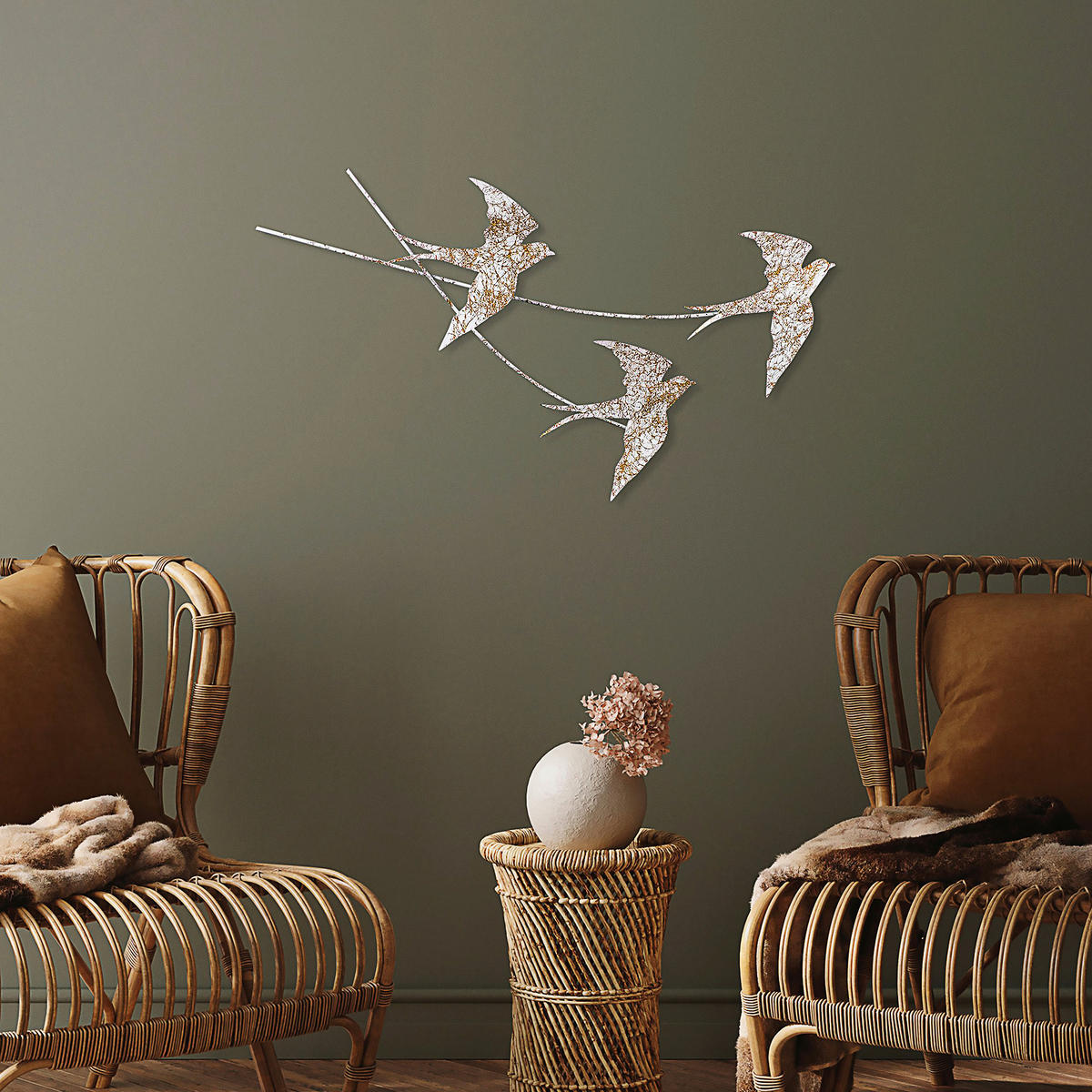 METALLBILD  - Multicolor, Basics, Metall (42/70cm)