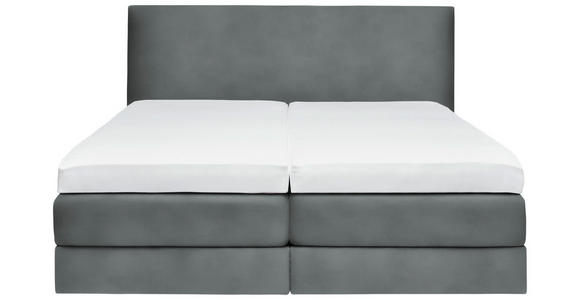 BOXSPRINGBETT 180/200 cm  in Anthrazit  - Anthrazit, KONVENTIONELL, Holz/Textil (180/200cm) - Dieter Knoll