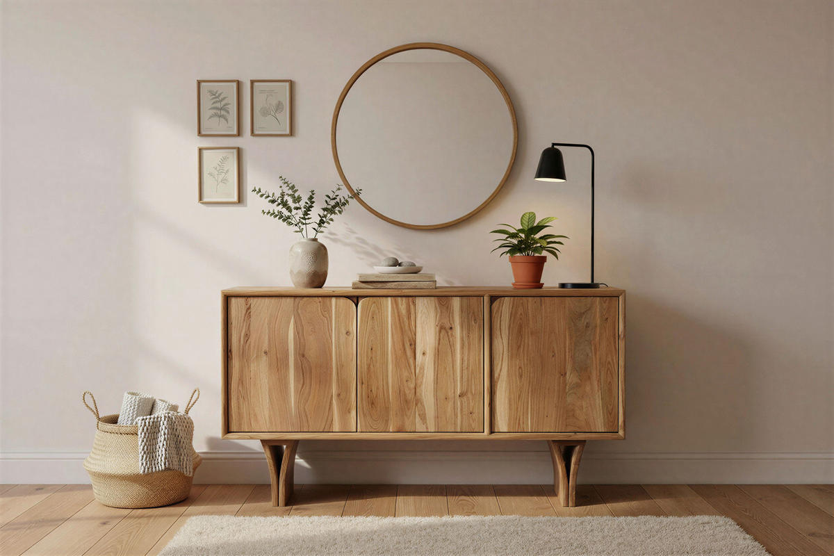 SIDEBOARD  145/80/71 cm  - Naturfarben, Design, Holz (145/80/71cm) - MID.YOU