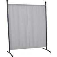 SICHTSCHUTZ - Hellgrau/Grau, Basics, Textil/Metall (178/178cm) - Boxxx