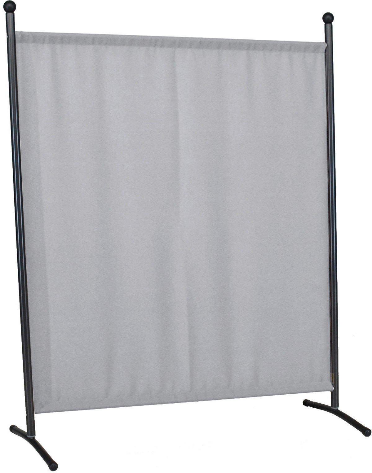 SICHTSCHUTZ - Hellgrau/Grau, Basics, Textil/Metall (178/178cm) - Boxxx