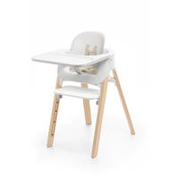 SET ZA STOLČEK ZA HRANJENJE  Steps Bundle  86/74/48 cm         bela  - bela, Basics, les (86/74/48cm) - Stokke