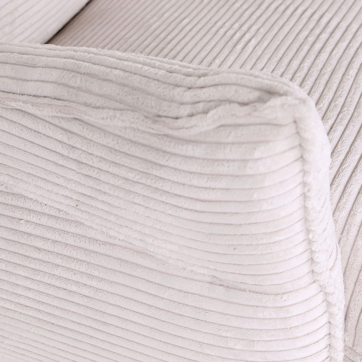 OHRENSESSEL in Cord Beige  - Beige/Schwarz, Konventionell, Textil/Metall (83/110/92cm) - MID.YOU