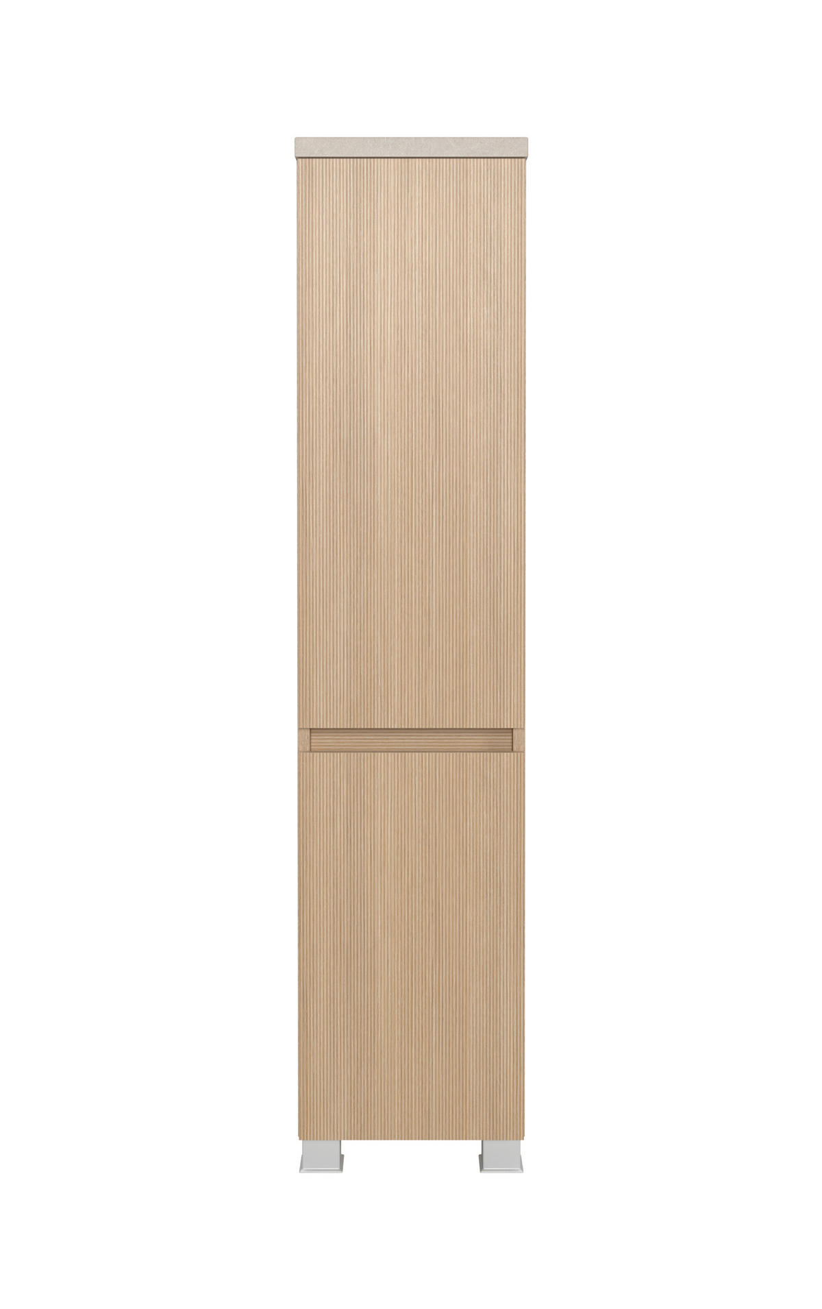 MIDISCHRANK 30/131/35 cm  - Sandfarben/Eichefarben, KONVENTIONELL, Holzwerkstoff/Kunststoff (30/131/35cm) - Xora