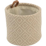REGALKORB  14/14 cm - Beige/Braun, Trend, Kunststoff/Textil (14/14cm) - Landscape