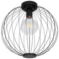 TAKLAMPA Roza 40/37,5 cm  - svart, Trend, metall (40/37,5cm) - Globo