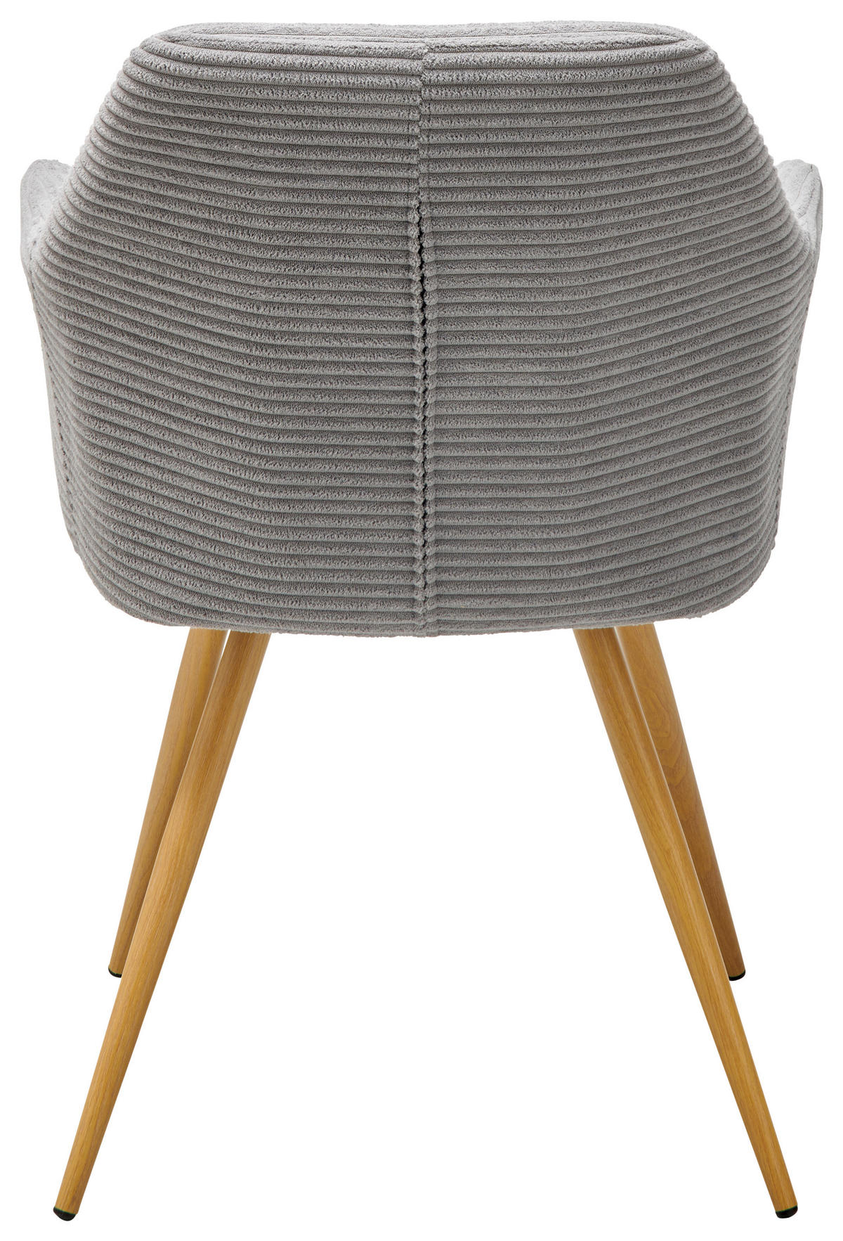 ŽIDLE S PODRUČKAMI, železo, manšestr, šedá - šedá/přírodní barvy, Lifestyle, kov/textil (57/83/62cm) - MID.YOU
