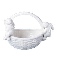 COȘULEȚ PENTRU DEPOZITARE    20,4/11,5/15,3 cm  - alb, Lifestyle, ceramică (20,4/11,5/15,3cm)
