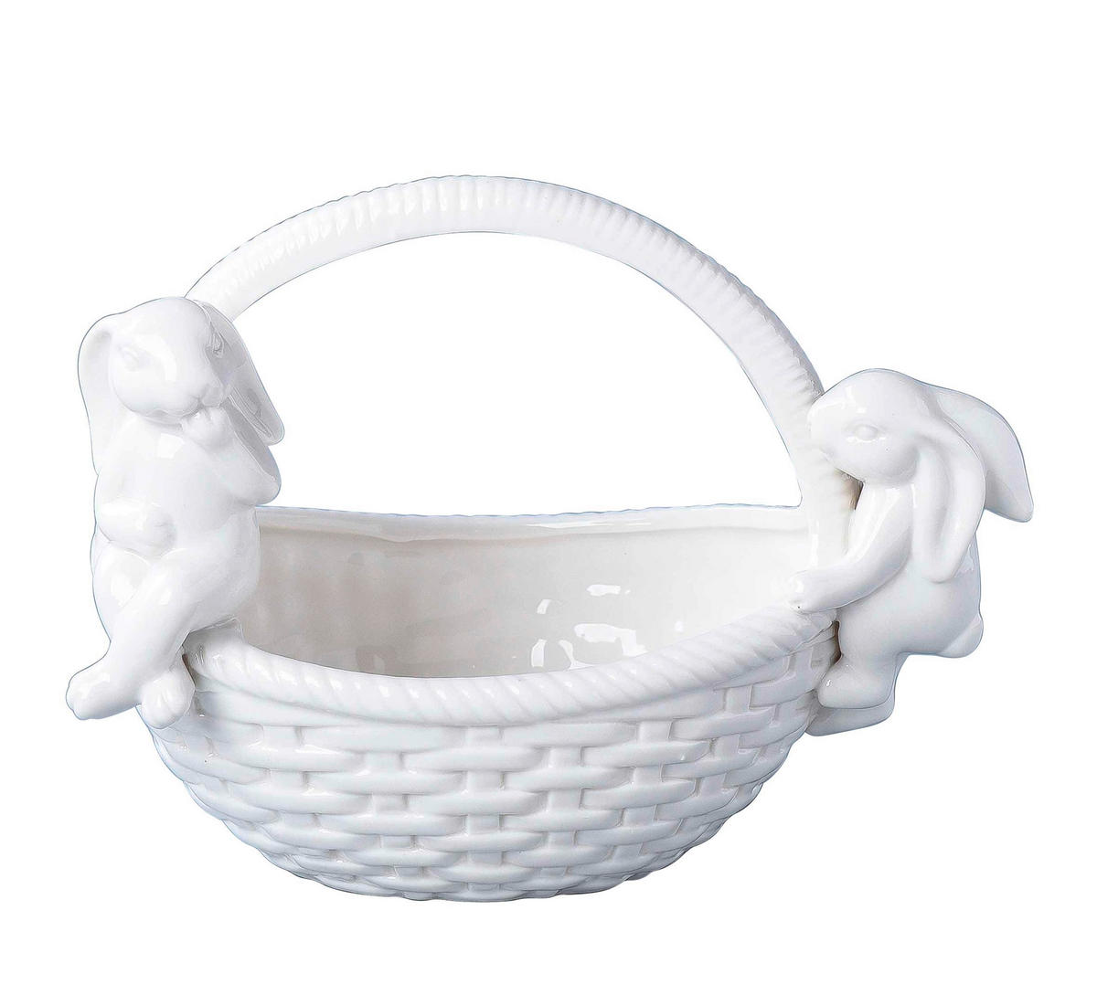 COȘULEȚ PENTRU DEPOZITARE    20,4/11,5/15,3 cm  - alb, Lifestyle, ceramică (20,4/11,5/15,3cm)