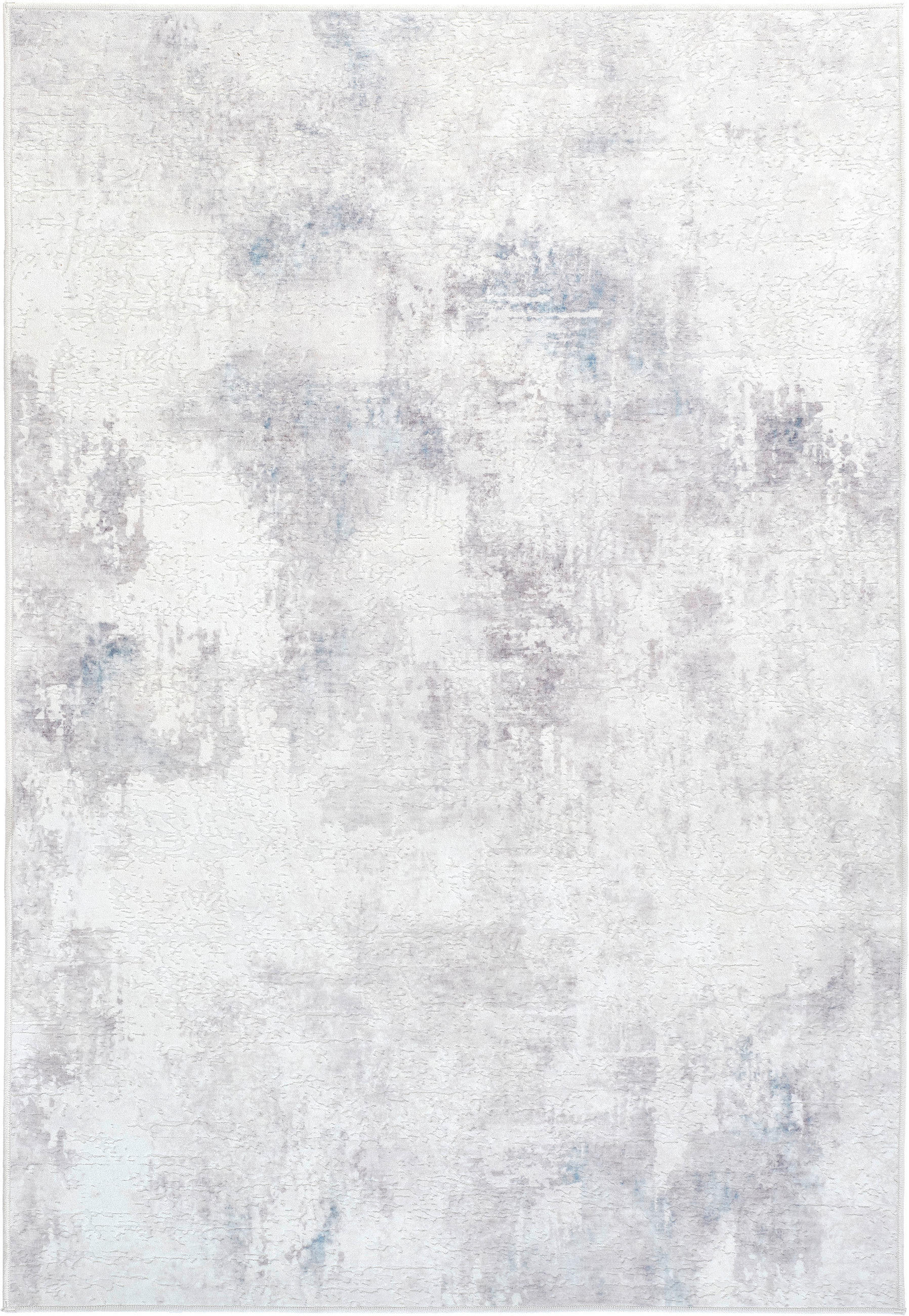 VINTAGE-TEPPICH 130/190 cm ONDEA JORG, waschbar Hellgrau, Pastellblau, Grauweiß rechteckig  - Pastellblau/Hellgrau, Basics, Kunststoff/Textil (130/190cm) - Lindorug