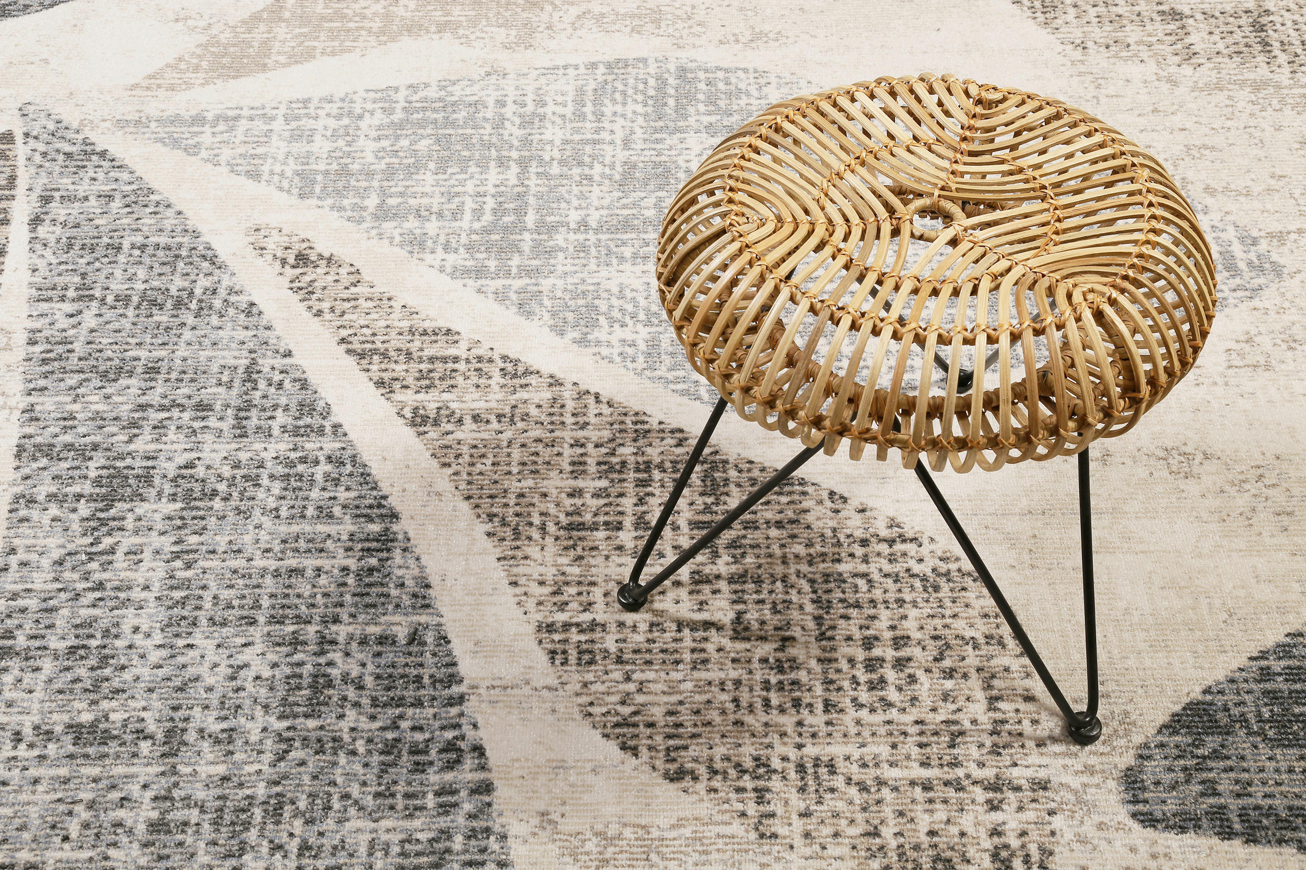 OUTDOORTEPPICH 120/170 cm Leaf Beige  - Beige, KONVENTIONELL, Textil (120/170cm) - Esprit