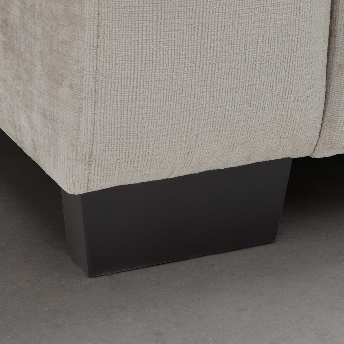 BIG SOFFA i beige  - beige/svart, Modern, trä (246/93/124cm) - MID.YOU