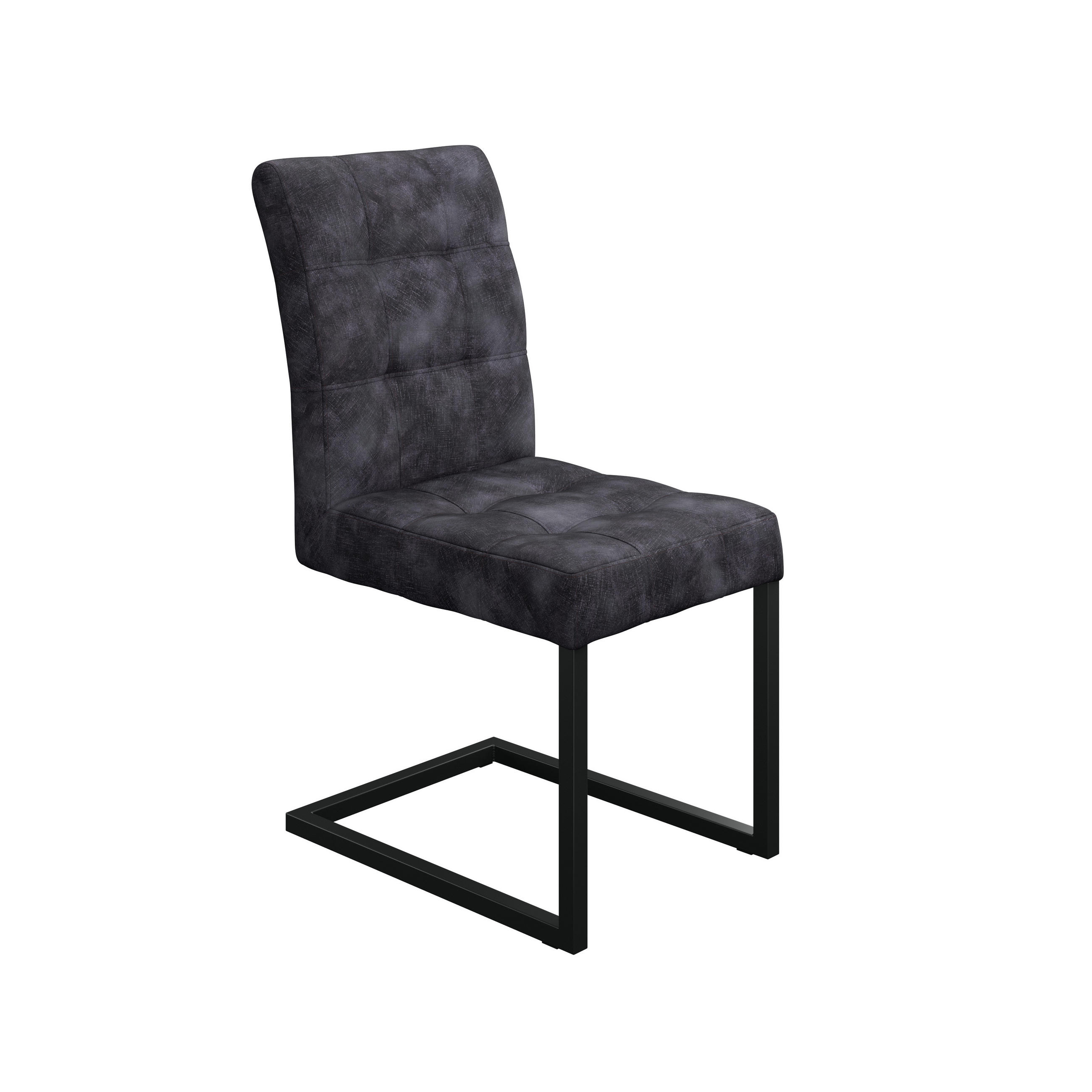 Schwingstuhl Donna S Webstoff Anthrazit Gepolstert