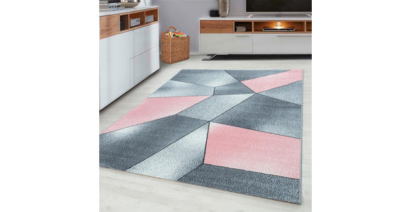 WEBTEPPICH 80/150 cm Beta Rosa  - Rosa, Basics, Textil (80/150cm) - Novel